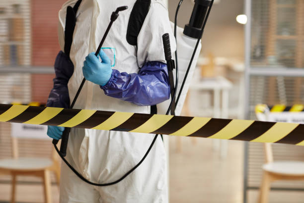 Professional Trauma Scene Cleanup technician working in Coleman, MI